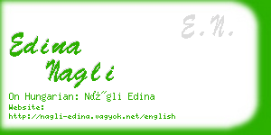 edina nagli business card